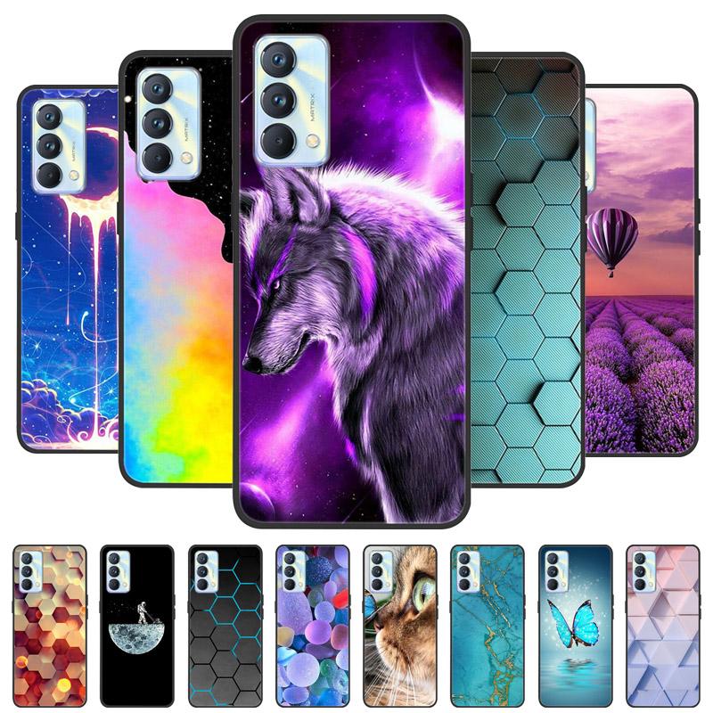Для чехла Realme GT Master Case GT Master Edition Capas Модный Черный Задний Мягкий Чехол из ТПУ Для Realme GT Master Explorer Fundas