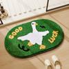 Kapibara bathroom floor mat toilet non-slip carpet toilet quick-drying imitation cashmere foot mat toilet floor mat