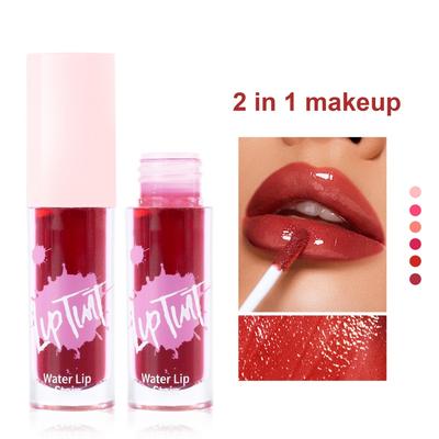 Lip Stain Tint Formula Увлажняющая жидкая помада для щек и глаз