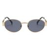 New Luxury Metal Brand Sunglasses for Men and Women Unisex Designer Fashion Sun Glasses Oval Unisex Stylish Shades UV400 Eyewear