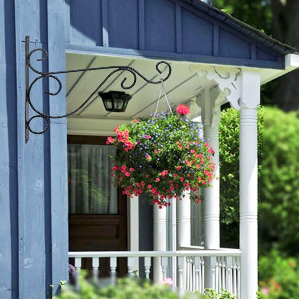 Европейский стиль газонные цветочные горшки крючки для растений кронштейн для фонарей вешалка для горшков для растений кронштейн