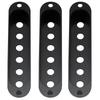 Musiclily Pro Strat Pickup Cover Set Pitch ST Single PU Cover для Strat Electric Black of 10.5mm USA/Mexico Guitar, (Набор 3)