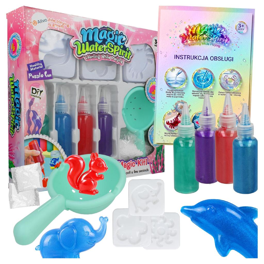 [PACZA] Creative set for children Magic Water Gel + Molds Z3421R