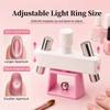 Flower Glass Bead Nail Tool Automatic Manicure Applicator Magnetic Nail Art Tool  DIY Manicure