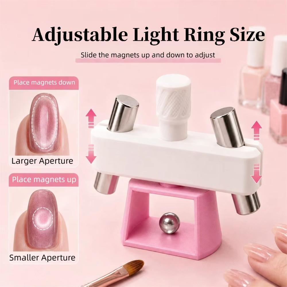Flower Glass Bead Nail Tool Automatic Manicure Applicator Magnetic Nail Art Tool DIY Manicure