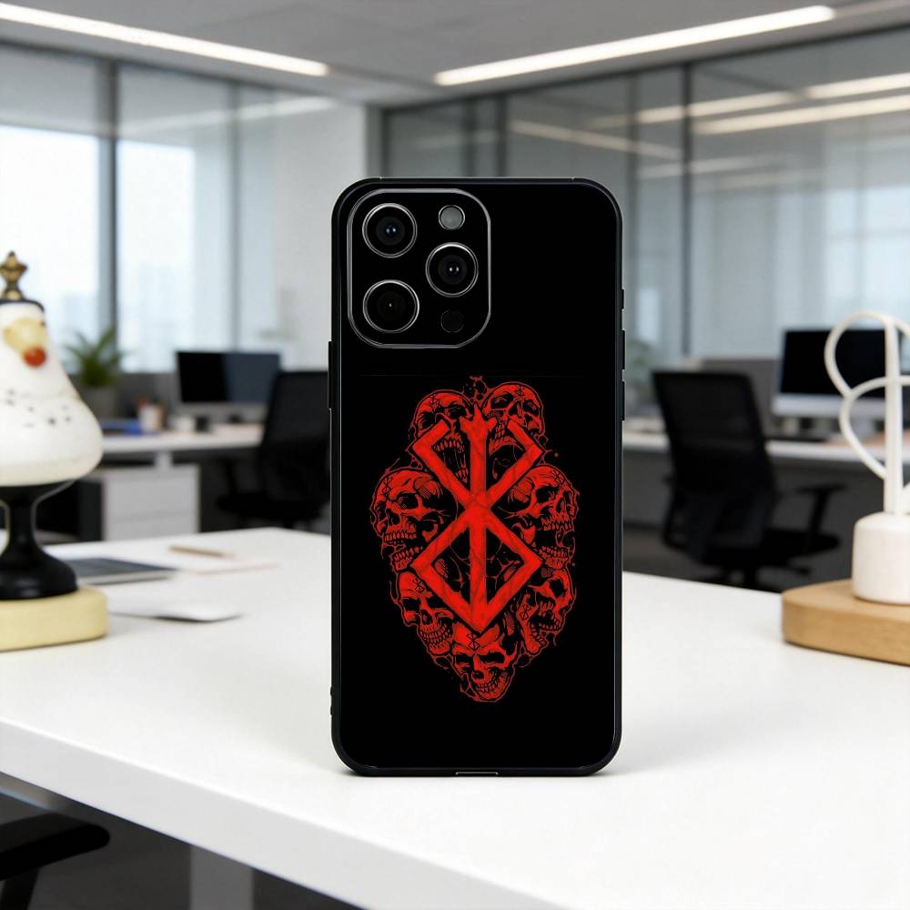 Классический B-Berserk BG G-Guts Чехол для телефона Силиконовый Мягкий Для IPhone 17 16 15 14 13 12 11 X XR Plus Pro Max Plus