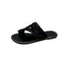 Women Slippers Outside Casual Beach Women Shoes Summer New Flats Flip Flop Sandals Walking Clip Toe Rome Buckle Ladies