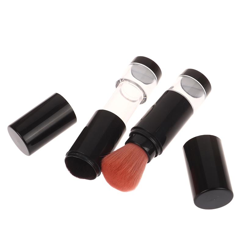 2 в 1 Кисть для нанесения тональной основы Пустая дорожная кисть для румян с заправляемым флаконом для рассыпчатой пудры Баночка для макияжа Косметические инструменты