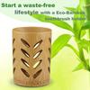 Bamboo Toothbrush Holder For Bathroom Toothbrush Cup With Drainage Quick Drying Bathroom Cup Toothpaste Holder Degradable Cup
