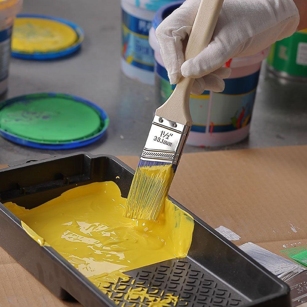 3 pcs Seamless Furniture Paint Brushes Ergonomically Designed Wall Paint Brushes  Window Frames