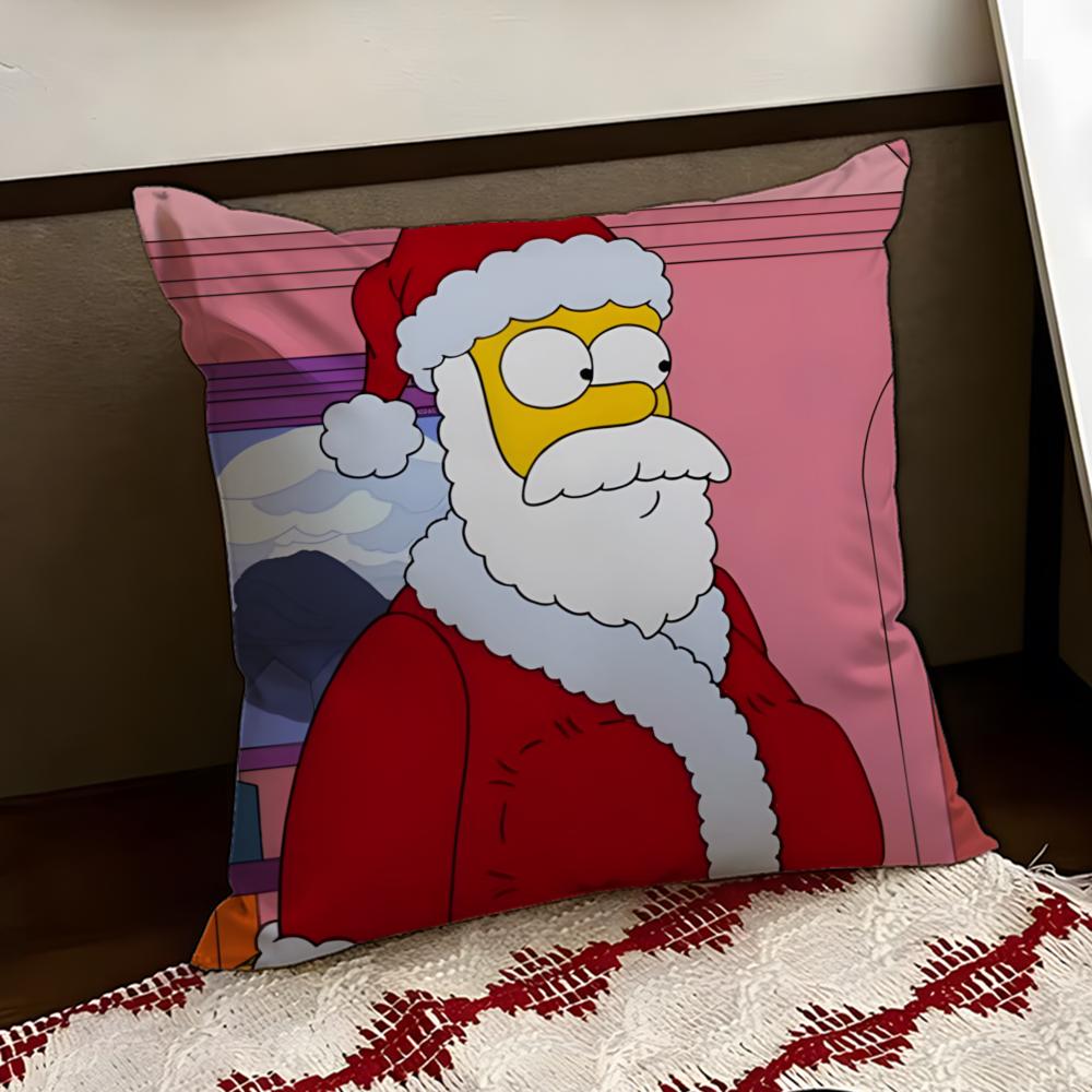 The SSimpsons Anime Cushion Cover Reversible Soft Durable Pillow Cover Home  Car MultiScene Use for Daily Comfort