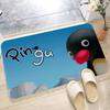 Children Animation P-Pingu Door Mat Washable Non-Slip Living Room Sofa Chairs Area Mat Kitchen Doormat Area Rug