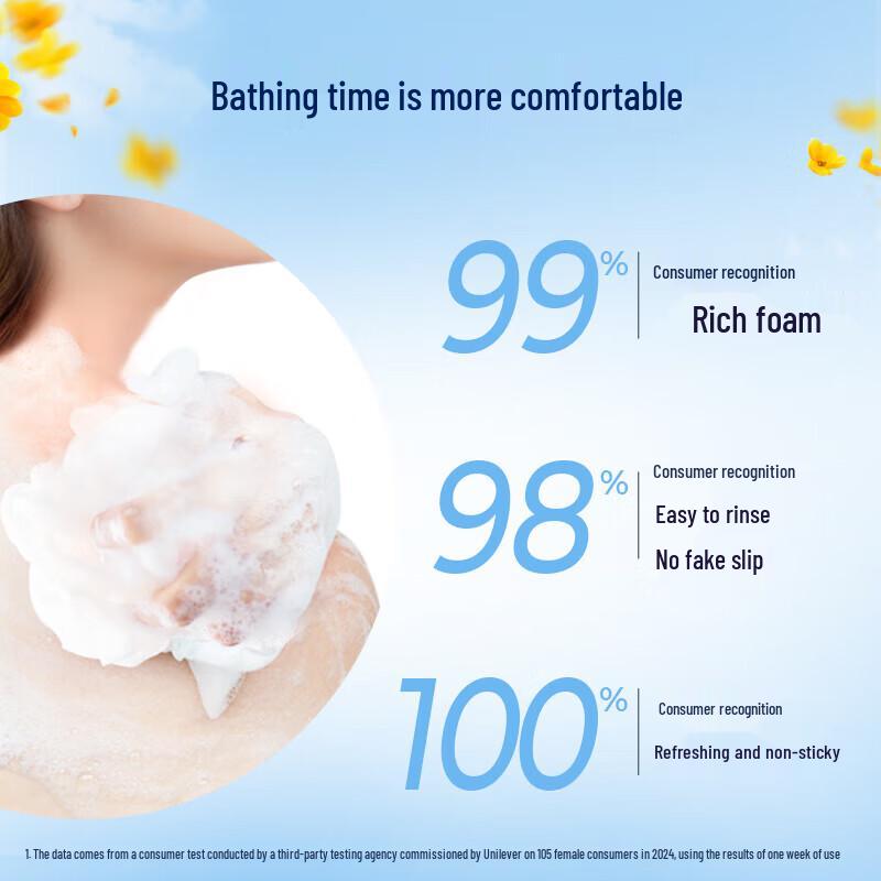 LUX Bubble Refreshing Osmanthus Scent Shower Gel 3-Pack