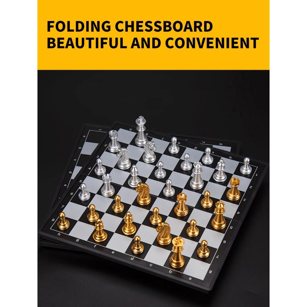 Портативный специальный магнитный набор для шахмат, нард и шашек, большая доска, шашки, развлечения, рождественские дорожные игры для взрослых и детей, подарок