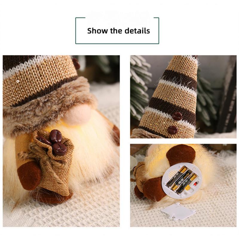 1 шт. Рождественские украшения, принадлежности, тканевая шляпа с блестками, сидящая поза, безликая кукла, кукла Рудольф, гном, украшение, рождественский подарок