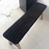 Thickened Plush Bench Cushion Mat Long Sofa Stool Seat Pat Non-Slip Autumn Winter Long Padded Bed End Cabinet Mat