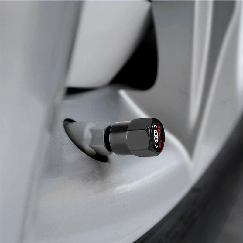 4 шт./компл. Колпачки на ниппель автомобильной шины Противоугонные герметичные крышки для Audi A7 A8 A3 A4 A5 A6 TT Q3 Q5 Q7 A1 B5 B6 B7 B8 B9 8P C6 C5 C7