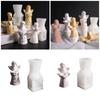 Figurine Angelic Sturdy Silicone Squeeze Mould Set Craft Supplies for Kids Creativity and Home Decoration Enhancement
