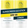Мужской дорожный солнцезащитный крем SPF35 с маслом жожоба 48,2 г Без запаха 1 шт.