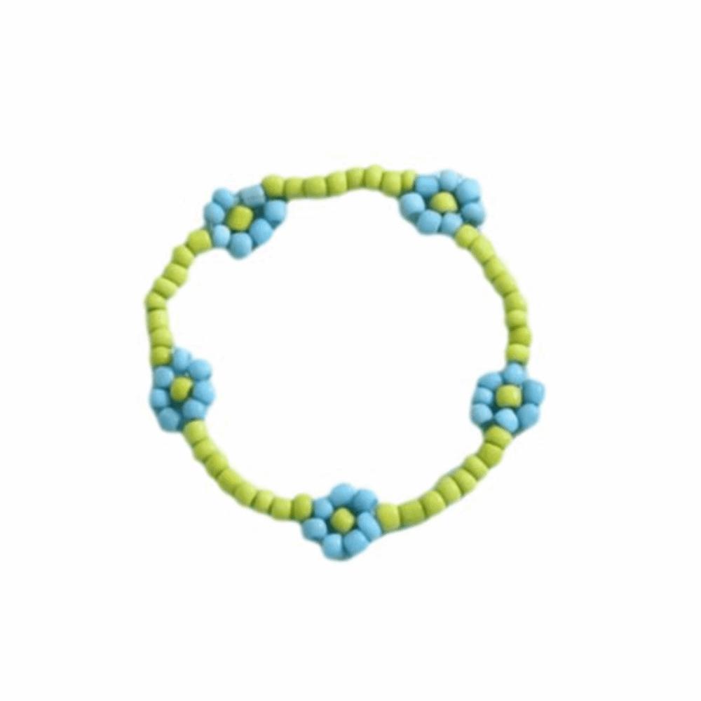 8 шт. Многобусинный Эластичный Браслет с Бусинами Bohemian Шармы Набор Браслетов Лето