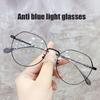 Очки для компьютера с защитой от синего света, круглые очки унисекс для мужчин и женщин, очки в металлической оправе, женские компьютерные очки