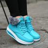 Female Plus Velvet Swing Snow Boots New Women Boots Chunky Platform Sneakers Warm Plush Lace Up Women Winter Shoes Ankle Boots