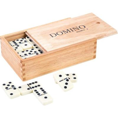 Деревянное двойное домино из 9 - ЭНГЕЛЬХАРТ - Настольная игра - Взрослый - 2 игрока или более - 15 мин