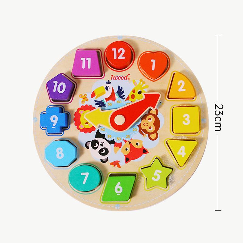 Конструктор Часы Игрушка для Детей / Цифровая Образовательная Игрушка для Раннего Обучения / Набор Бусин для Распознавания Времени