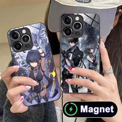 Чехол для мобильного телефона Wuthering Waves Rover Glass MagSafe для iPhone 17 16 15 14 13 12 11 Air Pro Max Plus Mini Цветная крышка