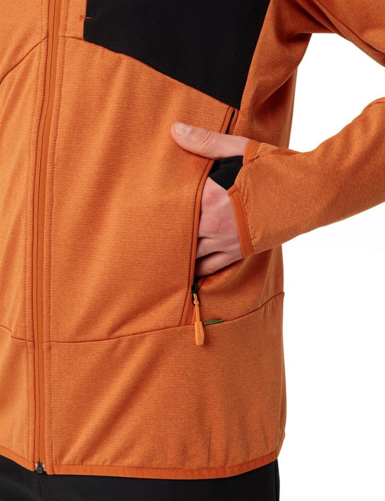 VAUDE Monviso Fleece Jacket II Men's (42988) Мужская флисовая куртка Monviso Fleece Jacket II kumquat