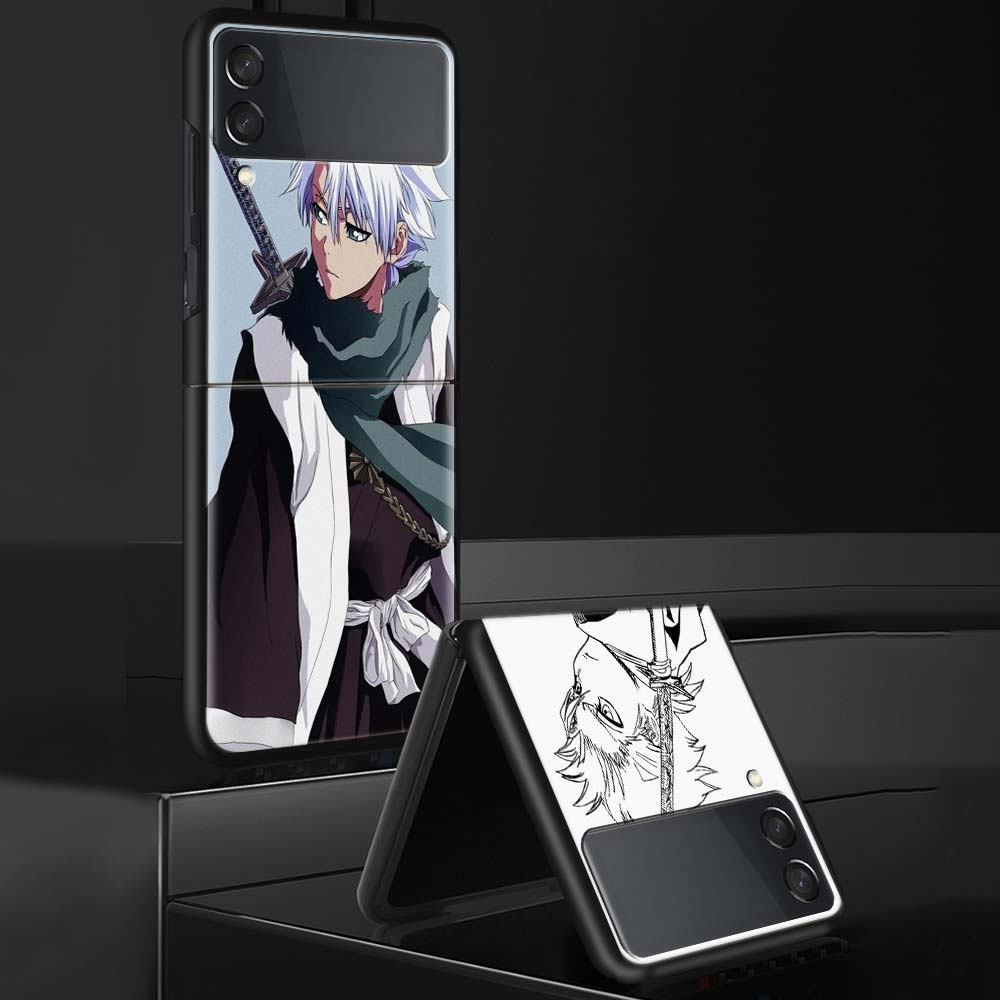 Чехол для телефона Bleach Хитсугая Тоширо для Samsung Galaxy Z Flip 7 6 5 4 3 5G Чехол ZFlip7 ZFlip6 ZFlip4 ZFlip5 ZFlip3 Coque Fund