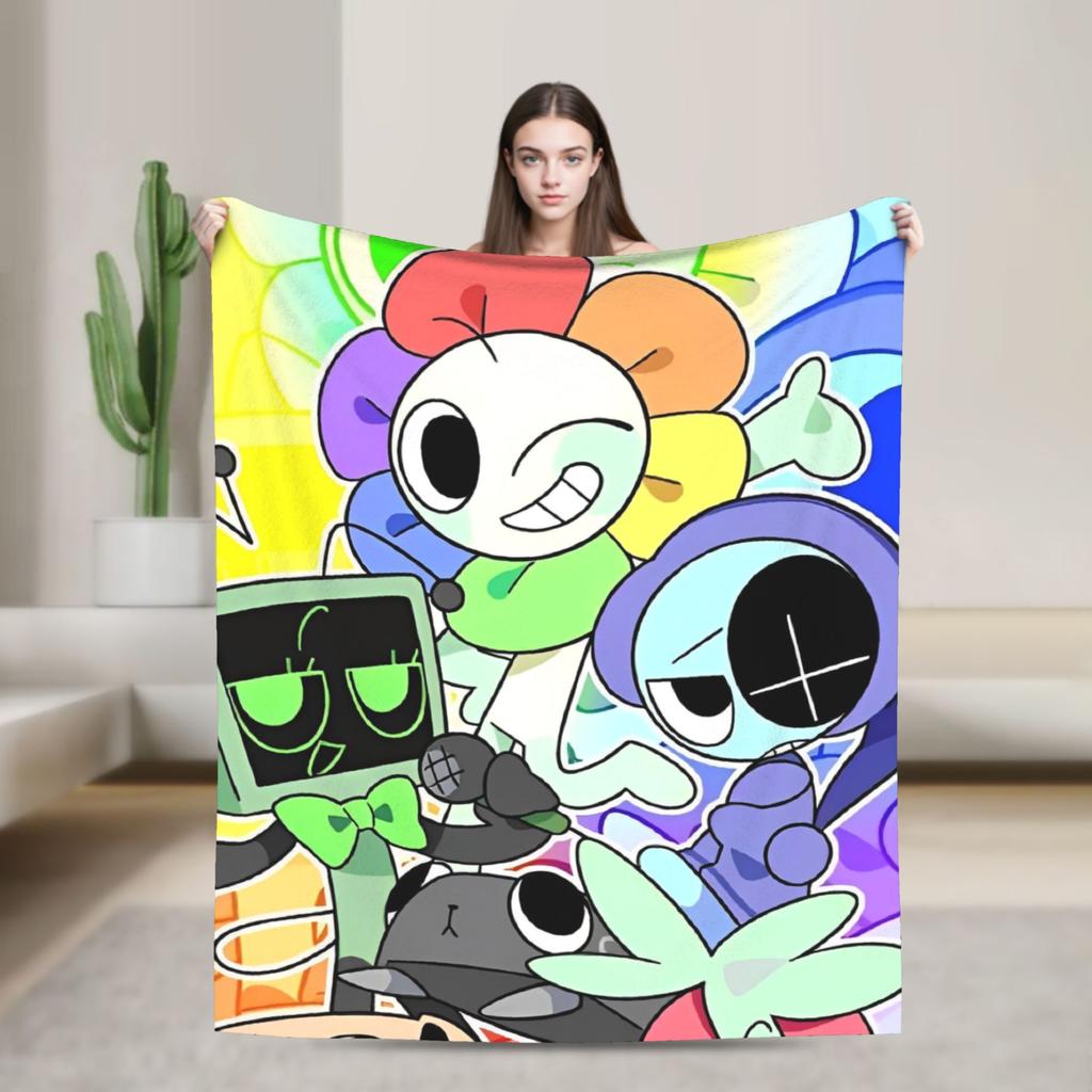 Dandys World Флисовые одеяла Я просто камешек Забавные пледы для Дивана Постельного белья Гостиной 200x150см Одеяло