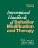 The International Handbook of Behavior Modification and Therapy Book