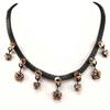 [B2837] - Designer Choker 'Fairy Constellation' Amber
