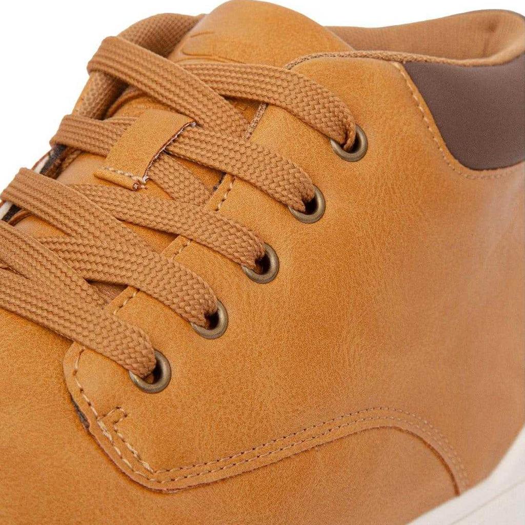 Crosshatch Mens Alistair Leather Trainers