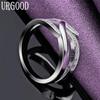 925 Sterling Silver AAA Zircon Geometry Ring Fashion Jewelry
