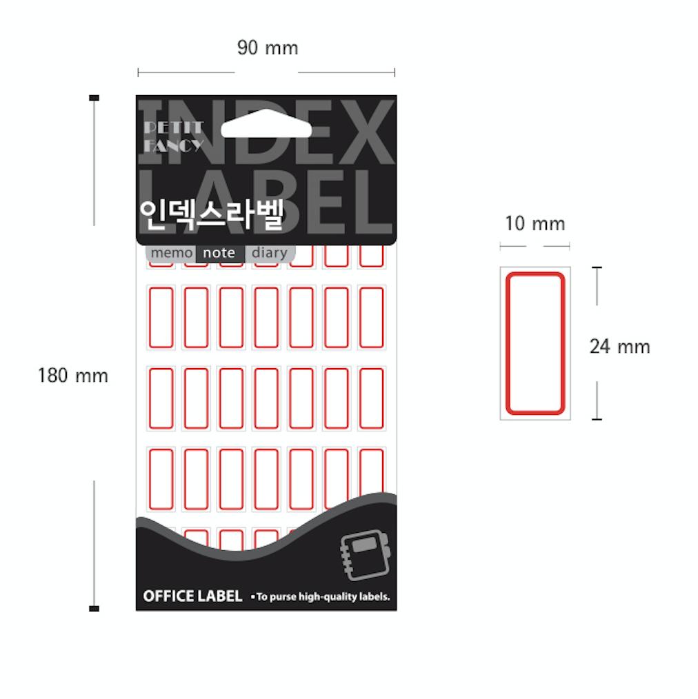 Petit Fancy Наклейки для этикеток (по 10 шт. каждая) Указательная этикетка / Этикетка категории / Офисная этикетка / Наклейки для тегов / Инструменты для маркировки / Метка для указателя — 48 вариантов