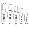 Fishing Buckle Pin Fishing Accessories Fishhook Swivels Eight-ring Connector Stainless Steel Snap