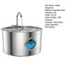 Cat Water Fountain 3.2L/108oz Purify Water Fountain Stainless Steel Drinking Fountain with Silent Water Pump Healthy Living Water for Home Indoor Cats