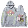 Anime Demon Killer Kawaii Kanroji Mitsuri Printed Men's and Women's Harajuku Pullover Long Sleeve Hooded Unisex Sweatshirt