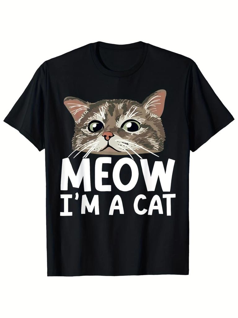 Funny Meow I'm A Cat Halloween Costume T-Shirt