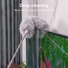 Extendable Microfiber Duster Brush with Retractable Handle Replaceable Brush Heads Multifunctional Cleaning Tool