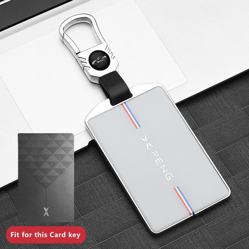 Чехол для ключа автомобиля для Xiaopeng Xpeng P7 P7i G6 P5 G9 G3 G3i NFC Автомобильный стайлинг Крышка пульта Дисплейный брелок Держатель Брелок Аксессуары