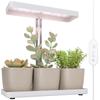 42 LED Plant Grow Light With 3 Pots Timer And Adjustable Lighting 45x18.8x47.8 Cm White