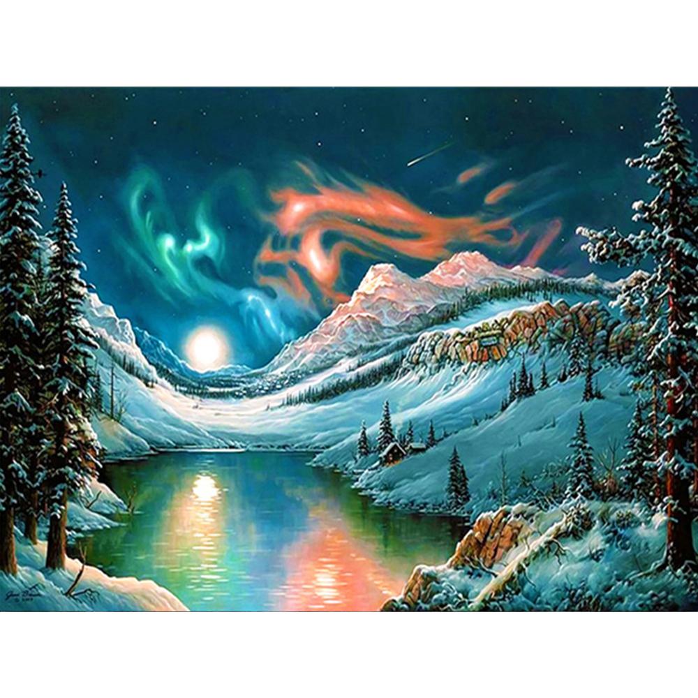 Полный дрель 5d наборы алмазной живописи новые поступления прибрежный город вышивка крестом Алмазная мозаика украшение корабля для дома