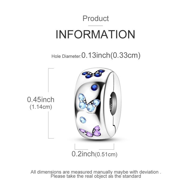Оригинальные Шармы Бусины Медные Клипсы Шармы Циркон Силиконовые Разделительные Бусины Подходят для Оригинального Браслета DIY Шарм Женские Украшения