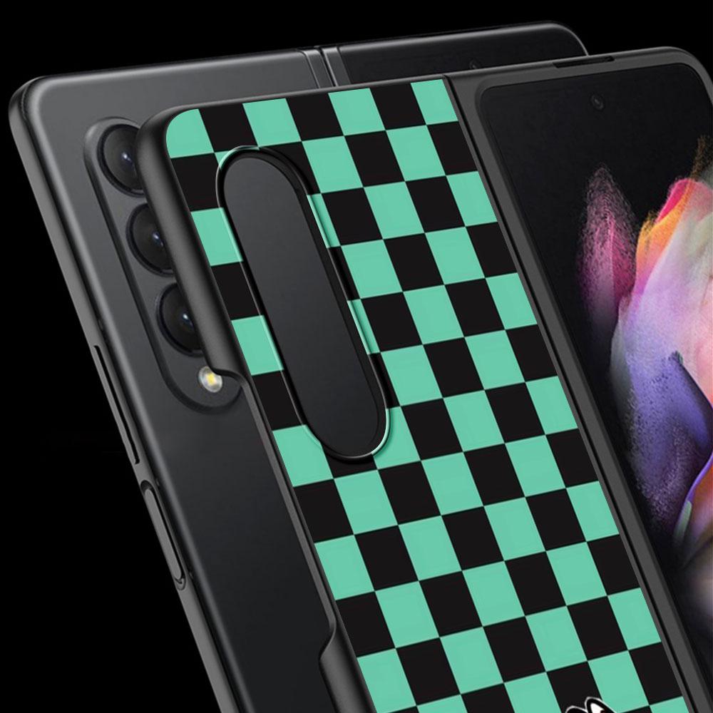 Жесткий чехол для телефона Demon Slayer Cartoon из ПК для Samsung Galaxy ZFold3 Z Fold4 5G ZFold4 Z Fold3 Z Fold 4 Z Fold Print Bag
