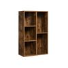 Bookcase, Wooden Bookcase for Children with 5 Compartments