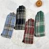 Шерстяные клетчатые перчатки Популярные термоперчатки Xiaoxiangfeng Женские перчатки для сенсорных экранов Универсальные