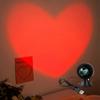Sunset Light Love Projector Night Light Sunset Projection LED Настольная лампа Спальня Атмосфера Радужный Свет Декоративный Светильник